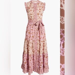 Boden
Tie Waist Tiered Ruffle
Maxi Dress
Purchased from Nordstrom, worn once